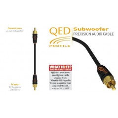 QED PROFILE subwooferový kabel [RCA M - RCA M]