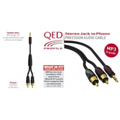 QED PROFILE Špičkový stereo kabel [3.5mm St M - 2RCA M]