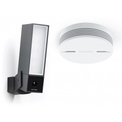 Set venkovní kamery a detektoru kouře: PRESENCE + SMOKE ALARM