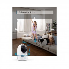 Vnitřní kamera Indoor Cam 2K otáčecí a naklápěcí