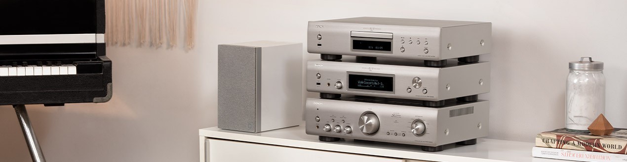 Stereo - stereo sestavy, zesilovače, minisystémy stereo, CD přehrávače