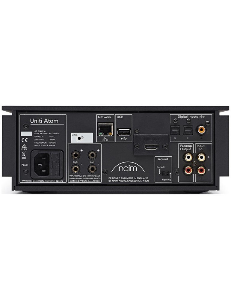 NAIM Naim Uniti Atom HDMI — kompaktní all‑in‑one streamer zesilovač 40 W