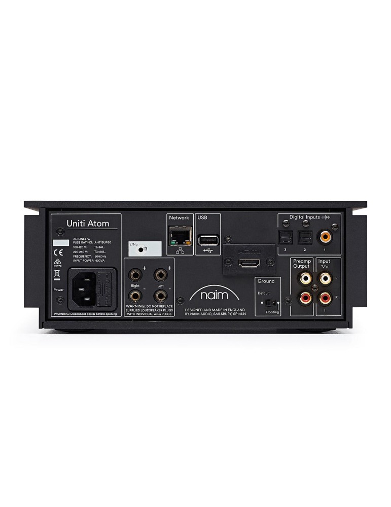 NAIM Naim Uniti Atom HDMI — kompaktní all‑in‑one streamer zesilovač 40 W