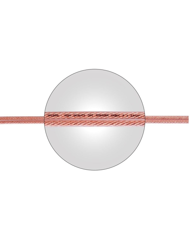 WILSON Wilson SPK Cable 2.5mm — OFC měděný reproduktorový kabel 100 m