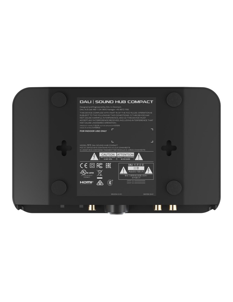 DALI Dali Sound Hub Compact — bezdrátový předzesilovač s HDMI ARC a Bluetooth