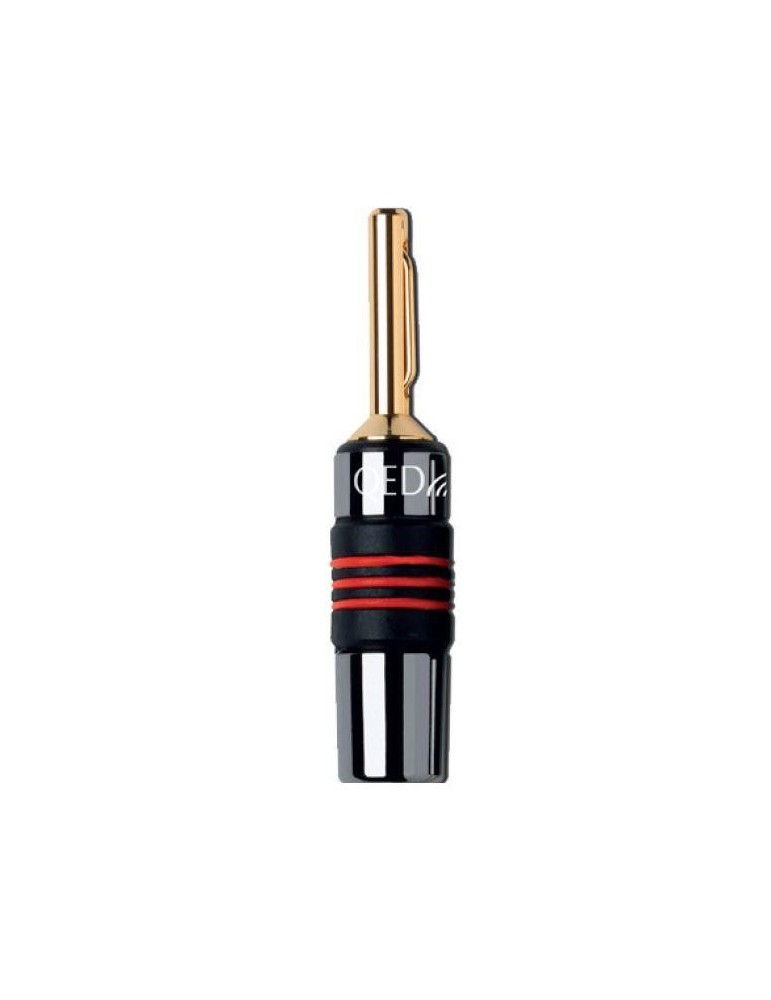 QED Qed QE1910 — 4mm banana konektory AIRLOC, pozlacené 24k (20 ks)
