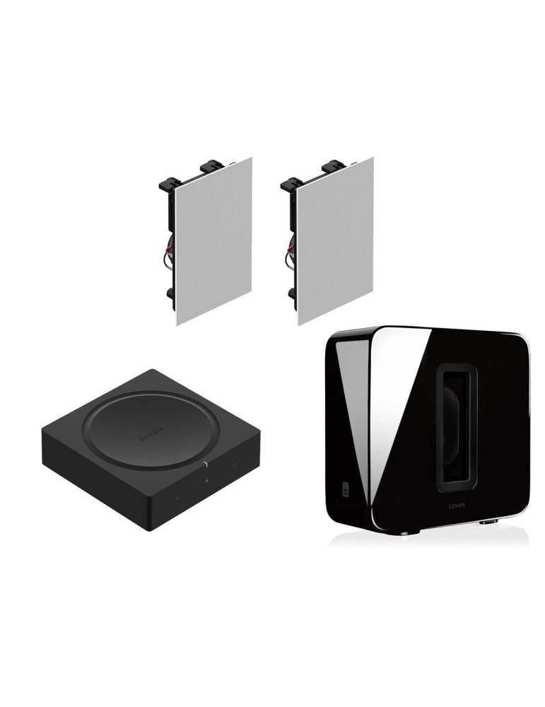 SONOS Zestaw Sonos Amp + 2x In-Wall by Sonance + Sub — Wi‑Fi multiroom