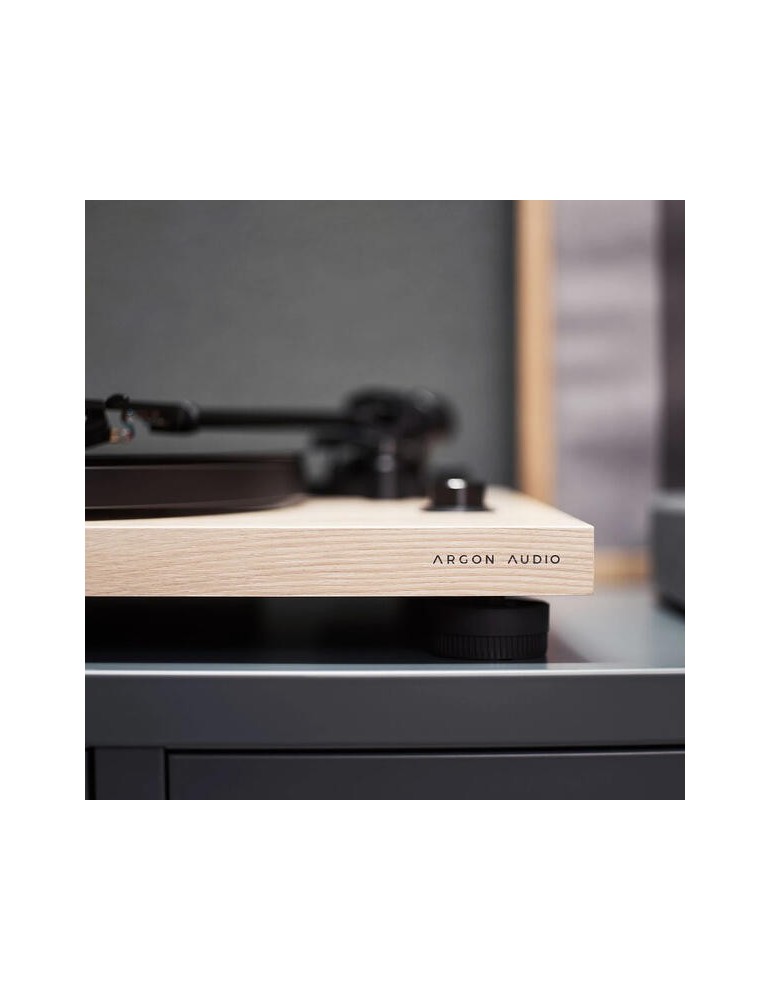 ARGON AUDIO Argon Audio TT-3 — Gramofon řemenový s Ortofon OM 5E, headshell