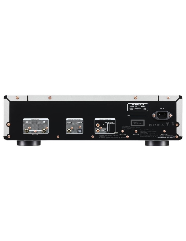 MARANTZ Marantz CD-60 — CD přehrávač s USB Hi-Res, FLAC/DSD 5,6 MHz