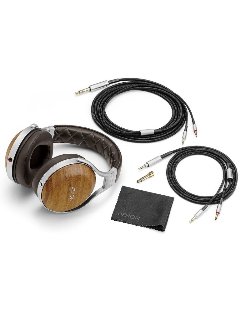 DENON Denon AH-D9200 — Uzavřená over-ear sluchátka s bambusovými mušlemi