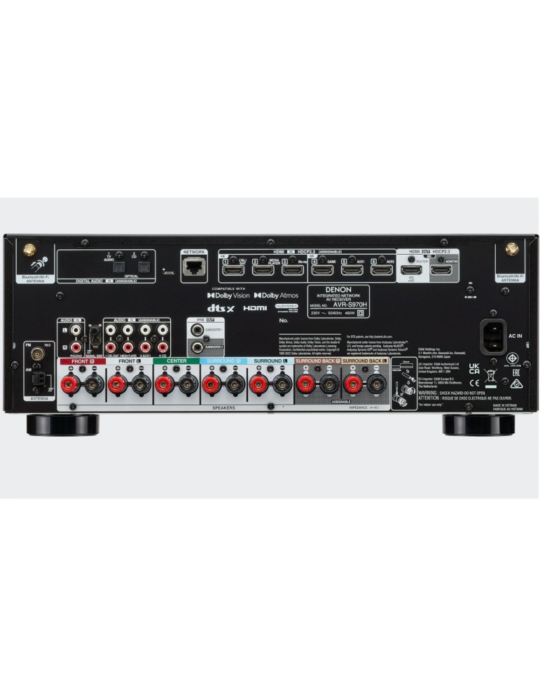 DENON Set Denon AVR-S970H — 5.1 Dolby Atmos domácí kino / Focal Sib