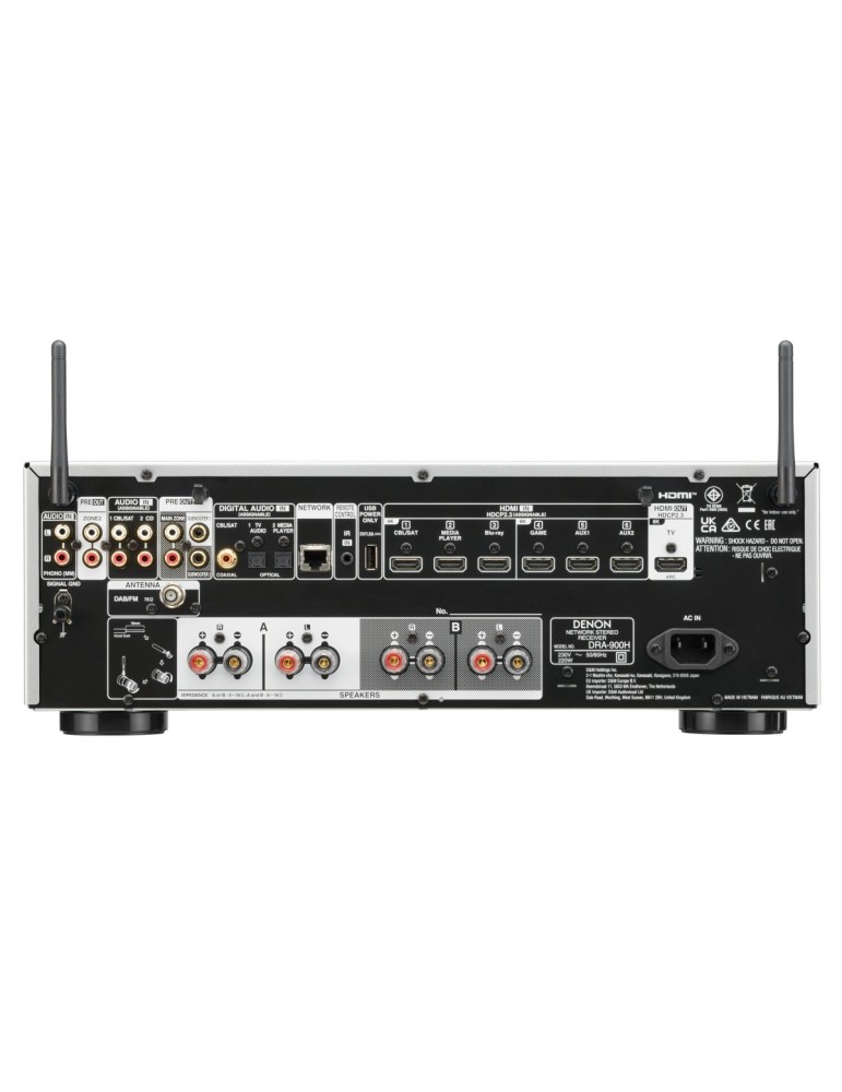 DENON Denon DRA-900H — Síťový stereo receiver 145 W, HDMI 8K, HEOS, DAB+