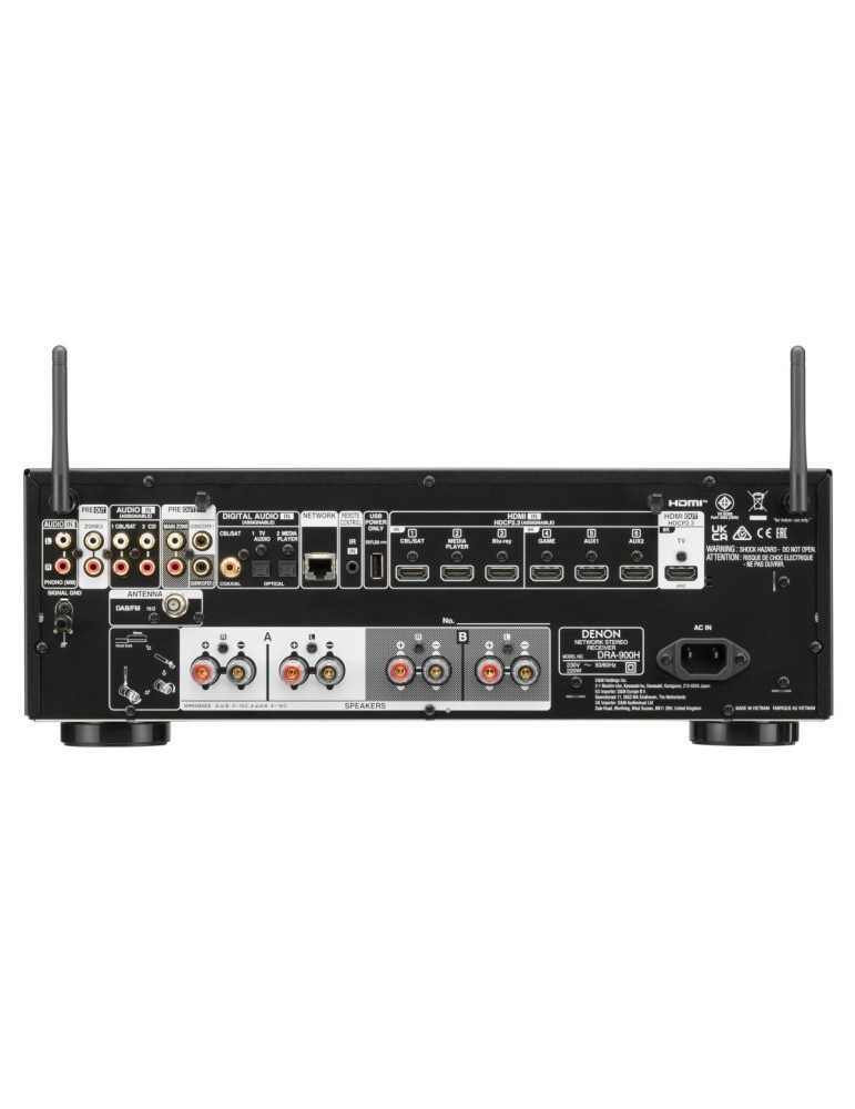 DENON Denon DRA-900H — Síťový stereo receiver 145 W, HDMI 8K, HEOS, DAB+