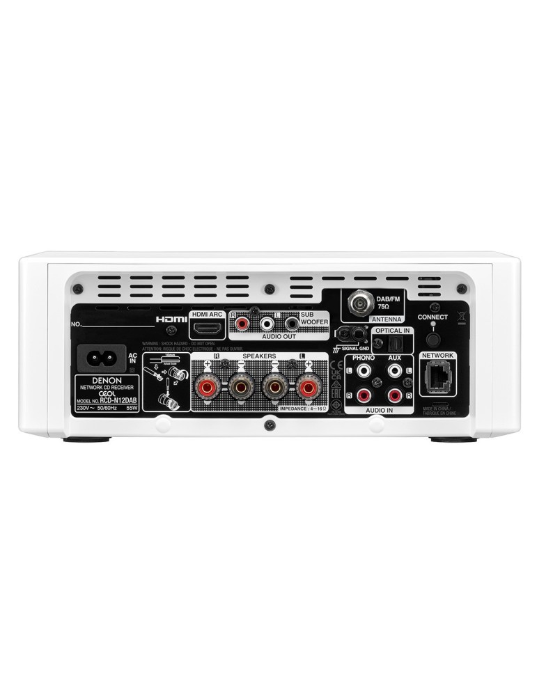 DENON Denon RCD-N12 DAB — stereo přijímač s CD, HEOS, HDMI ARC, phono