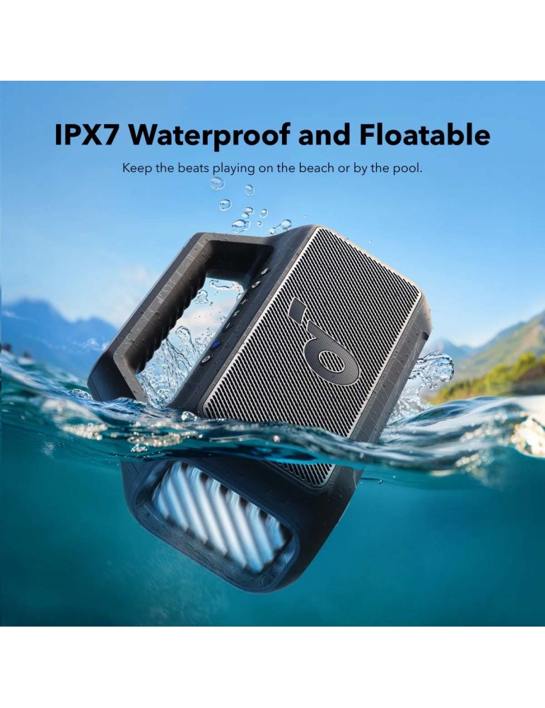 SOUNDCORE Soundcore Boom 2 — přenosné Bluetooth reproduktory 80 W, IPX7