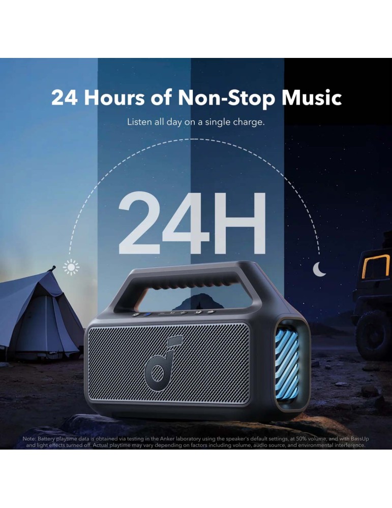 SOUNDCORE Soundcore Boom 2 — přenosné Bluetooth reproduktory 80 W, IPX7