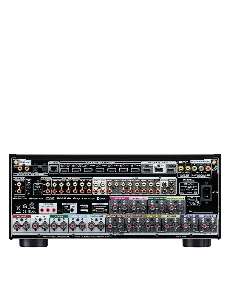 DENON Denon AVC-A10H — AV zesilovač 13.4 8K s Dolby Atmos, HEOS, DTS:X Pro a AURO-3D