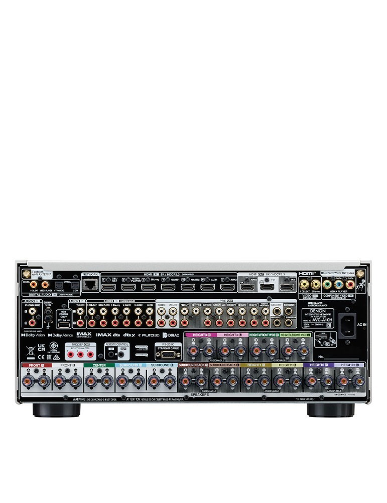 DENON Denon AVC-A10H — AV zesilovač 13.4 8K s Dolby Atmos, HEOS, DTS:X Pro a AURO-3D