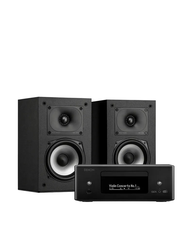 DENON Stereo set Denon RCD-N12DAB — síťový CD přijímač + Polk MXT15