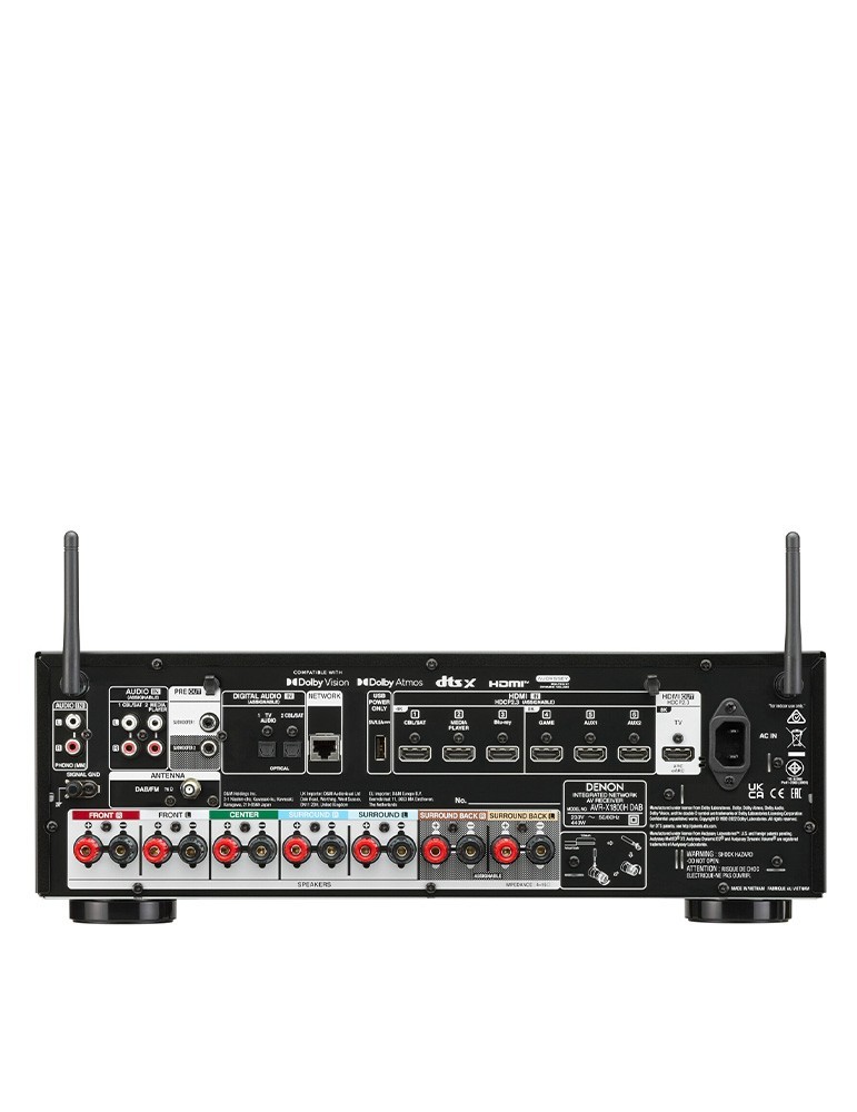 DENON Denon AVR-X2800H DAB — 7.2 8K síťový receiver Dolby Atmos, HDMI eARC