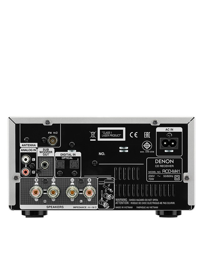 DENON Denon RCD-M41DAB — mikro CD receiver s DAB+/FM a Bluetooth