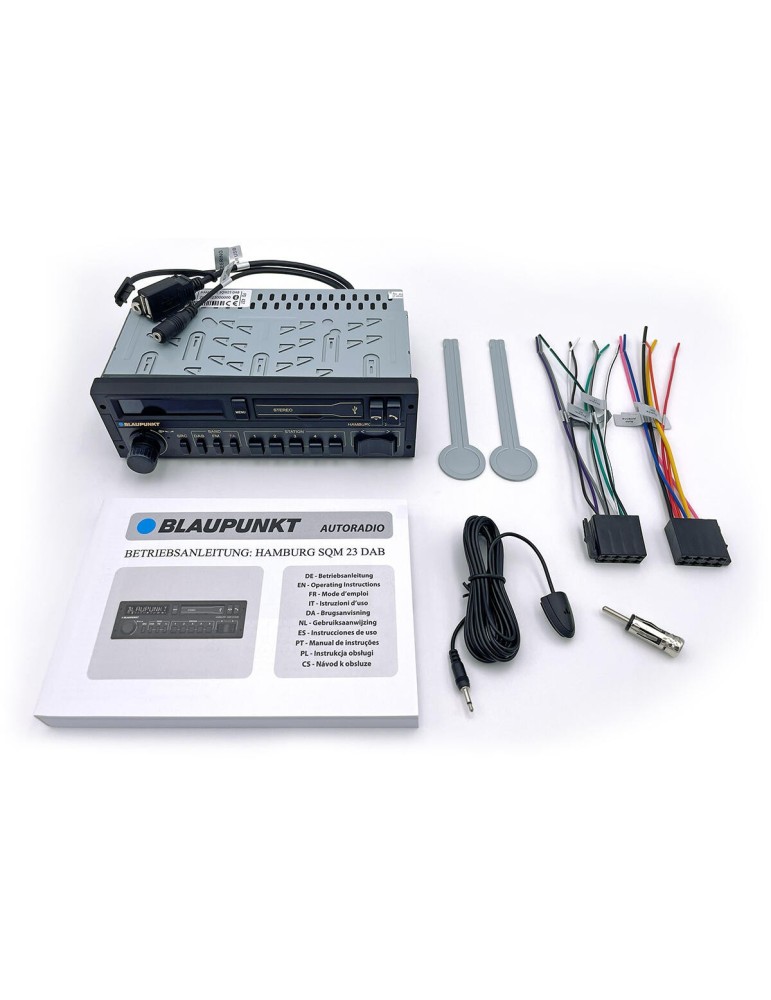 BLAUPUNKT Blaupunkt Hamburg SQM 23 DAB — retro 1-DIN autorádio s DAB+ Bluetooth