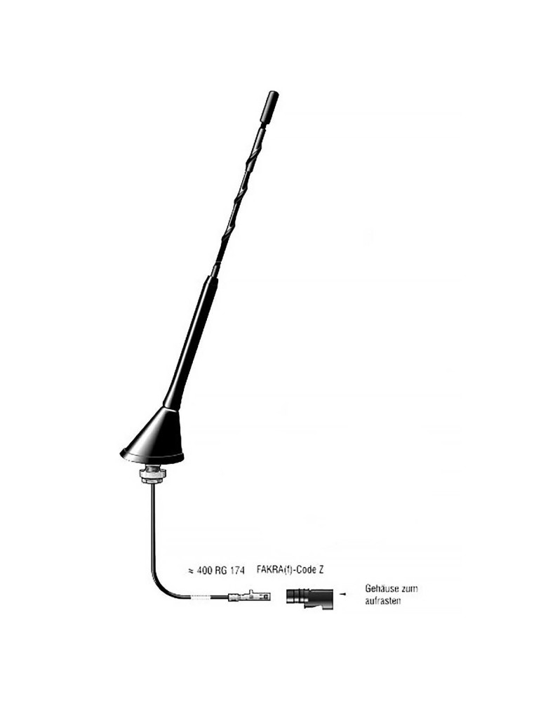 BLAUPUNKT Blaupunkt DAB-A-p — pasivní střešní anténa AM/FM/DAB/DAB+