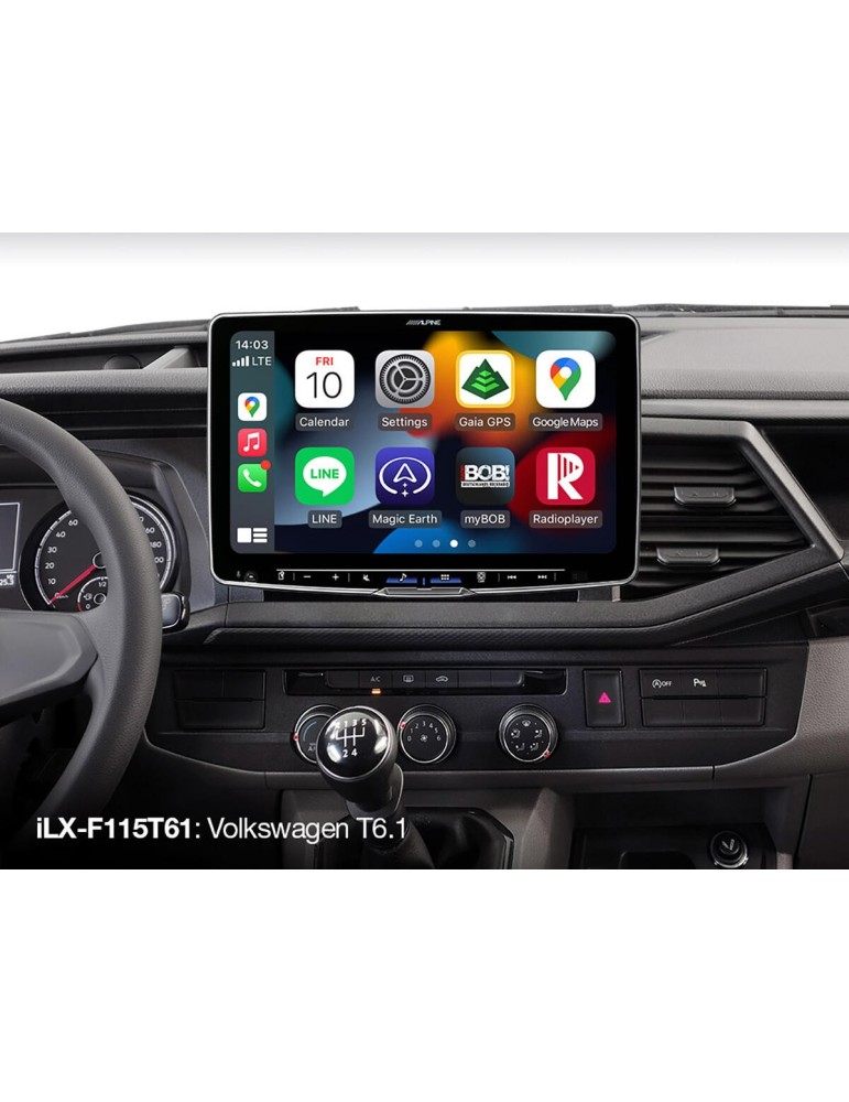 ALPINE Sada Alpine iLX-F115T61 — 11" autorádio s CarPlay pro VW T6.1