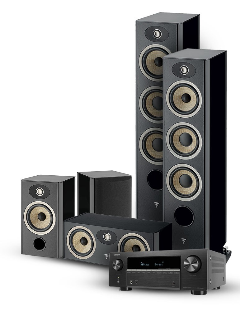 DENON Set Denon AVC-X3900H + Focal Aria Evo X — Domácí kino Dolby Atmos