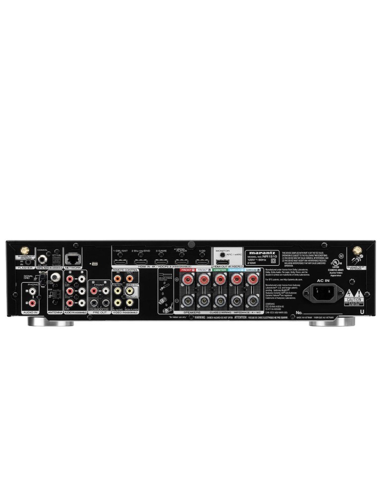 MARANTZ Marantz NR1510 — tenký AV přijímač 4K HDMI eARC, HEOS, phono