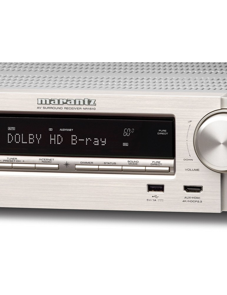 MARANTZ Marantz NR1510 — tenký AV přijímač 4K HDMI eARC, HEOS, phono